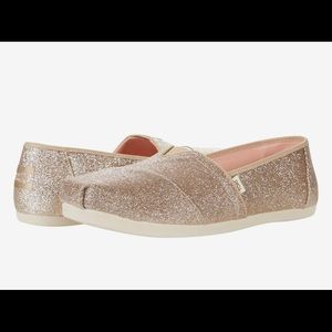 TOMS Rose Gold Glitter